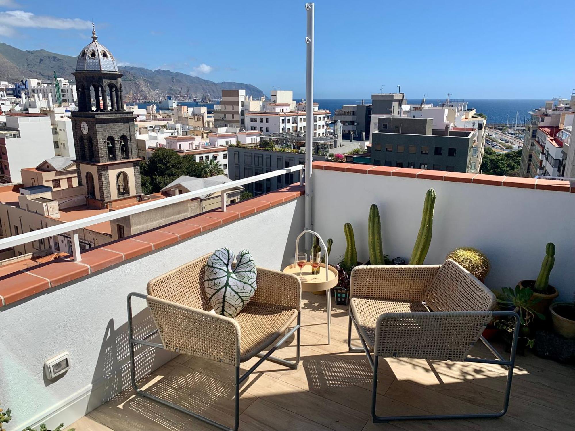 Ferienwohnung Atico Con Terraza, Vistas Panoramicas Y Parking Santa Cruz de Tenerife Exterior foto
