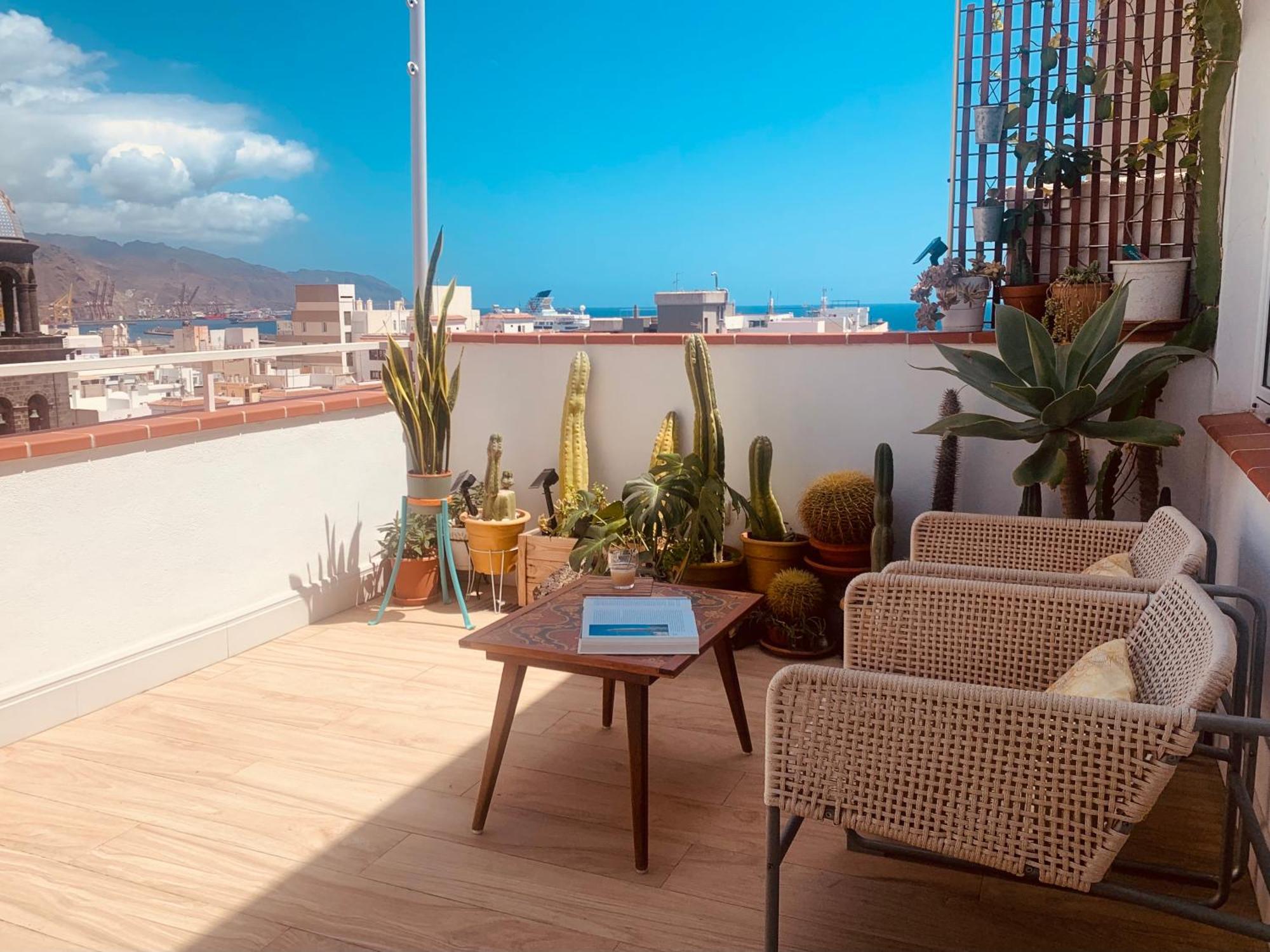 Ferienwohnung Atico Con Terraza, Vistas Panoramicas Y Parking Santa Cruz de Tenerife Exterior foto