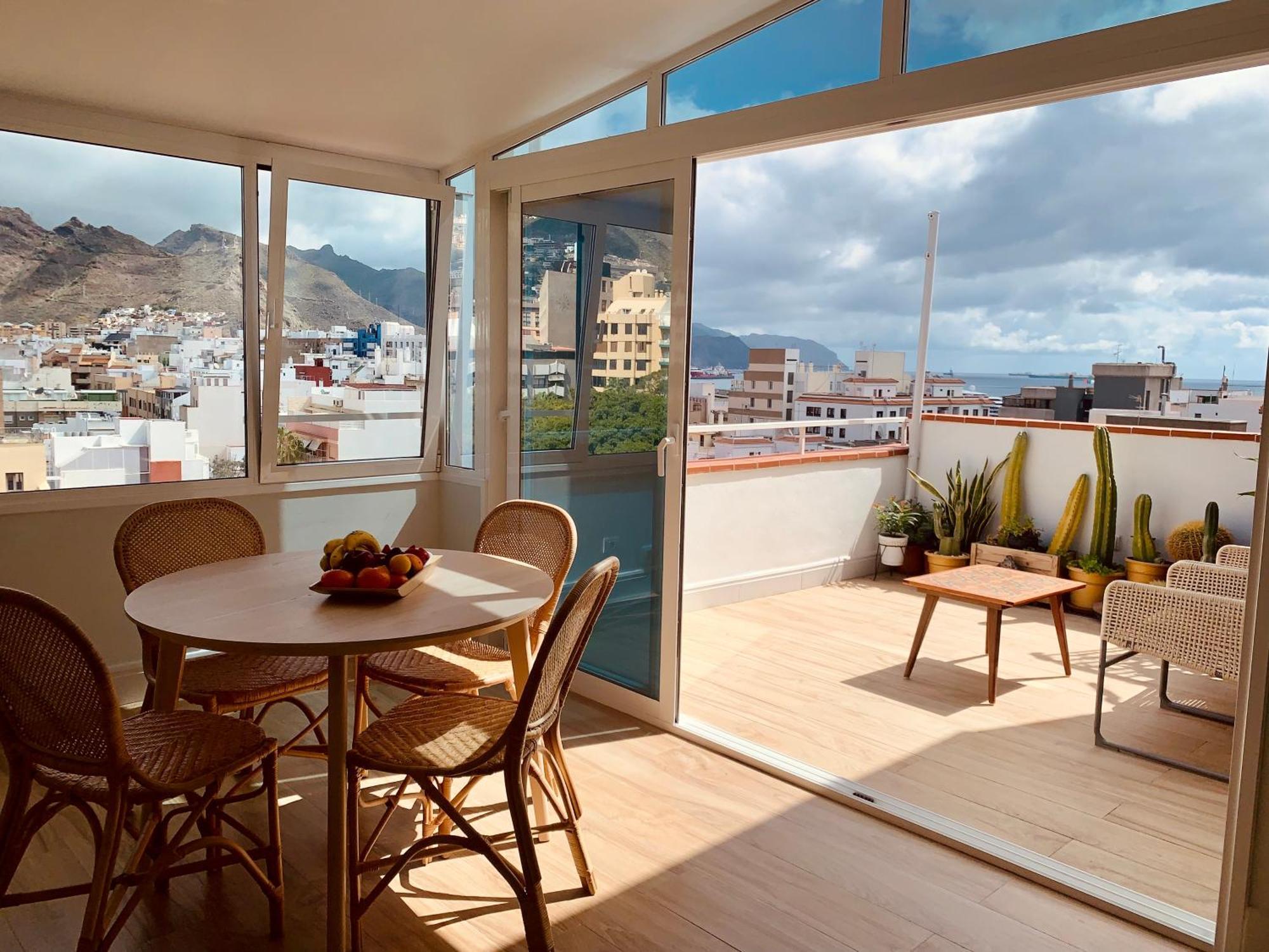 Ferienwohnung Atico Con Terraza, Vistas Panoramicas Y Parking Santa Cruz de Tenerife Exterior foto